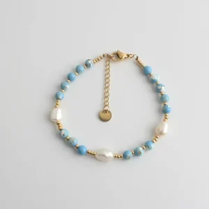 Commande En Gros Kira - Bracelet - Pierre naturelle - Acier inoxydable