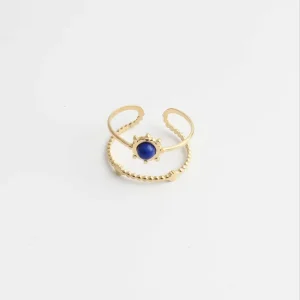 Ilse - Bague - Acier inoxydable - Ajustable Garantie Incluse