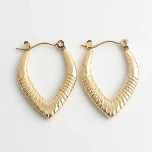 Expédition Rapide Else - Boucles d'oreilles - Acier inoxydable
