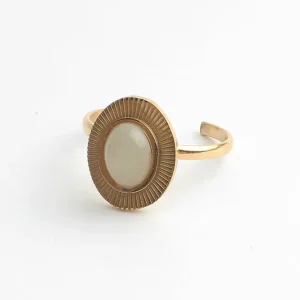 Nouveauté Jennifer - Bague - Acier inoxydable - Ajustable