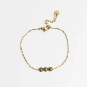 Demi - Bracelet - Pierre naturelle - Acier inoxydable Premium