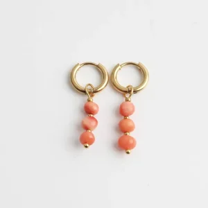 Coral Earrings - Boucles d'oreilles - Acier inoxydable Édition Limitée