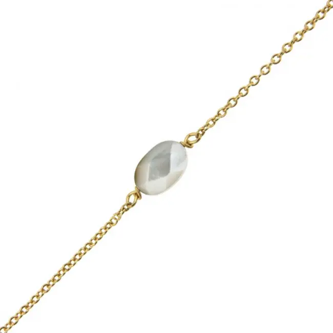 Bracelet Plaqué Or et Nacre naturelle | BIJOUX FEMME Satisfait Ou Remboursé