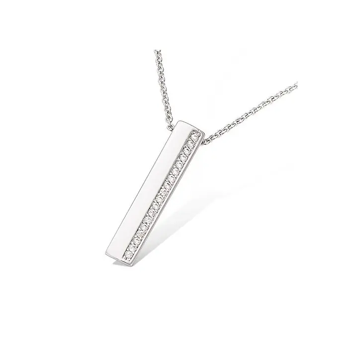 Achat Immédiat Collier rectangle avec oxydes