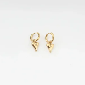 Coeur parfait - Boucles d'oreilles - Acier inoxydable Authentique