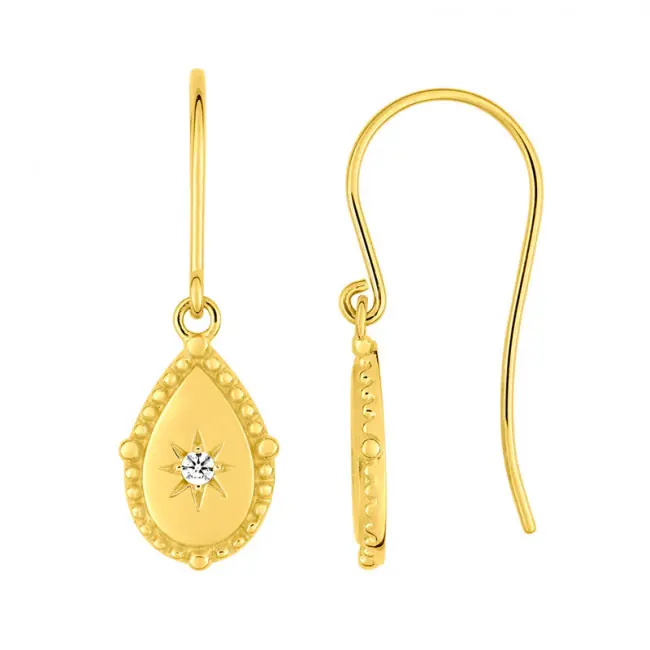 Certifié Boucles d'oreilles Rose des vents Oxyde | BIJOUX FEMME