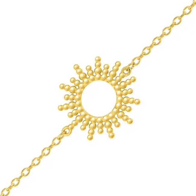 Solde Bracelet SOLEIL PERLE ASTRE Plaqué Or | BIJOUX FEMME