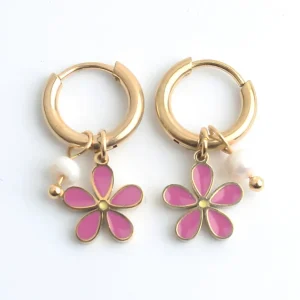 Daisy - Boucles d'oreilles - Acier inoxydable Original