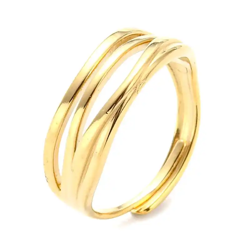 Soldes Bague femme réglable lignée