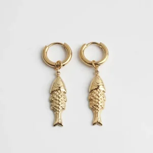 Nouvelle Collection Poisson - Boucles d'oreilles - Acier inoxydable