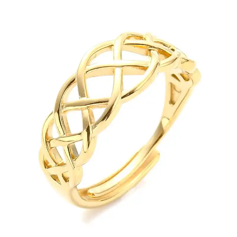 Nouvelle Collection Bague femme réglable entrelacé