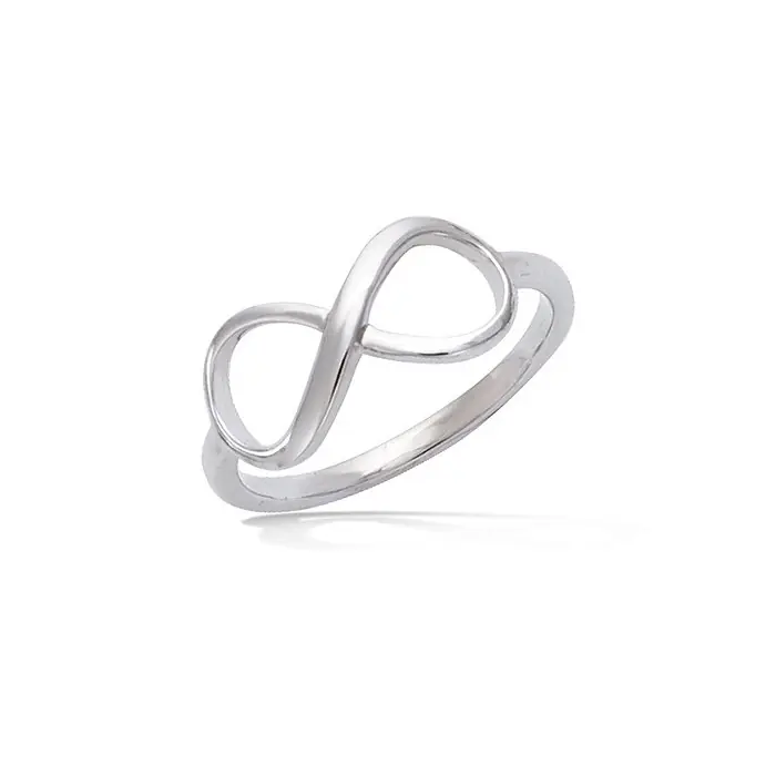 Tendance Bague argent signe infini
