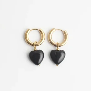 Para Siempre - Boucles d'oreilles - Pierre naturelle - Acier inoxydable Must-Have