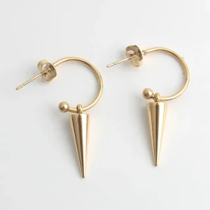 Spikey - Boucles d'oreilles - Acier inoxydable Acheter Direct