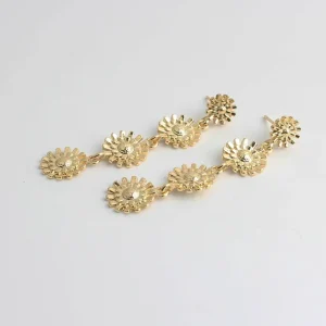 Vente Flash Jardin de fleurs - Boucles d'oreilles - Acier inoxydable