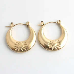 Soldes Zoe - Boucles d'oreilles - Acier inoxydable