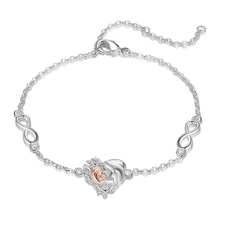 Remise Bracelet mère et fille Cœur