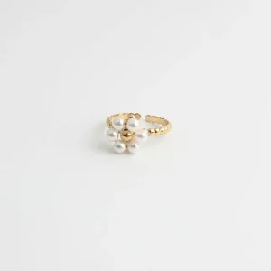 Top Vente Fleurine - Bague - Acier inoxydable - Ajustable