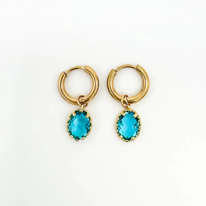 Artisanat Nuki - Boucles d'oreilles - Boucles d'oreilles - Acier inoxydable