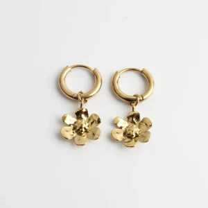 Seulement Aujourd’hui Kae Flower - Boucles d'oreilles - Acier inoxydable