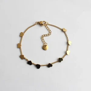 A lot of Hearts- Bracelet - Acier inoxydable Expédition Rapide