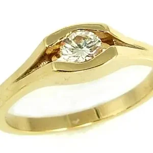 Solitaire à diamant contemporain pour dame Livraison Gratuite
