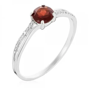 Top Vente Bague Or Blanc 375/1000 "Miella" Diamant 0,07/12 G 0,5/1