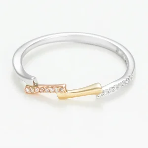 Achetez Aujourd’hui Bague Or Tricolore 375/1000 "Lingots"