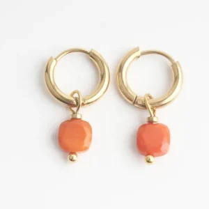 Eva - Boucles d'oreilles - Acier inoxydable Prix Réduit