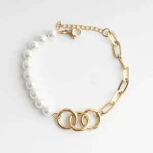 Perles et chaînes - Bracelet - Acier inoxydable Nouvel Arrivage