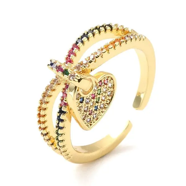 Bague femme réglable breloque coeur Must-Have