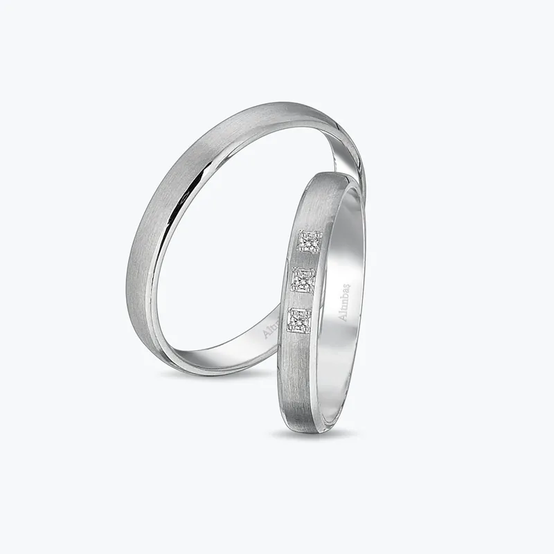 Remise Alliances Couple Or Diamant