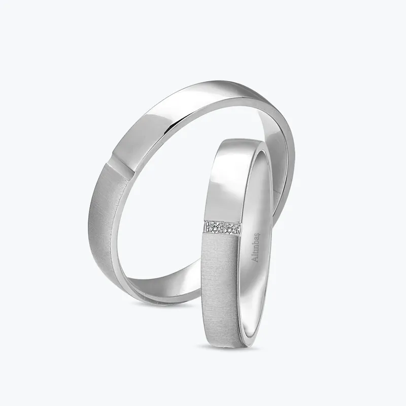 Alliances Couple Or Diamant Vente Directe