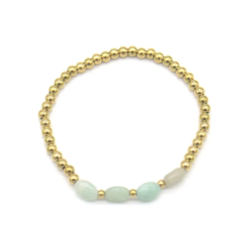 Indi - Bracelet - Pierre naturelle - Acier inoxydable Marque