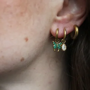 Offre Limitée Papillon étincelant - Boucles d'oreilles - Acier inoxydable