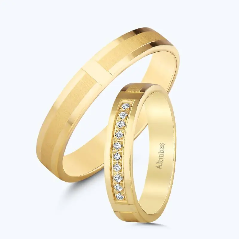 Garantie Incluse Alliances Couple Or