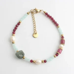 Katara - Bracelet - Pierre naturelle - Acier inoxydable Authentique