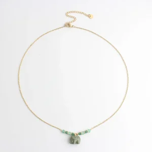 Elephant - Collier - Acier inoxydable Authentique