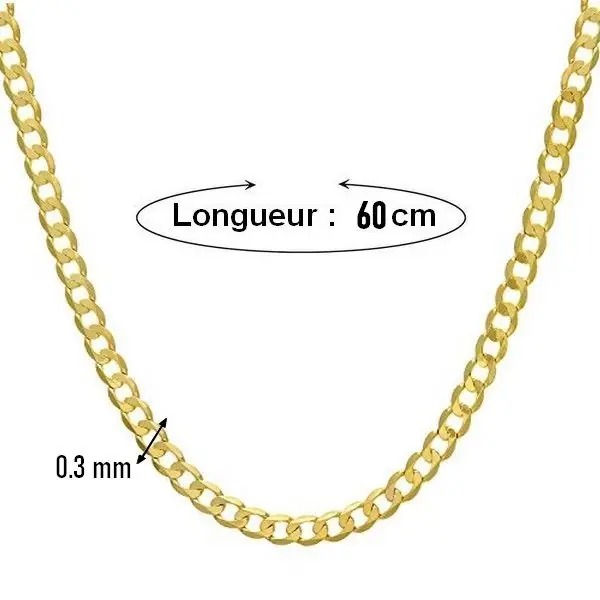 Promotion Collier mixte - Maille cheval 0.3 - 60 cm