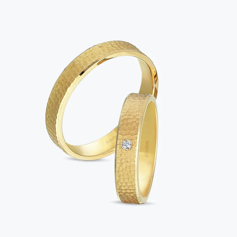Nouvelle Collection Alliances Couple Or