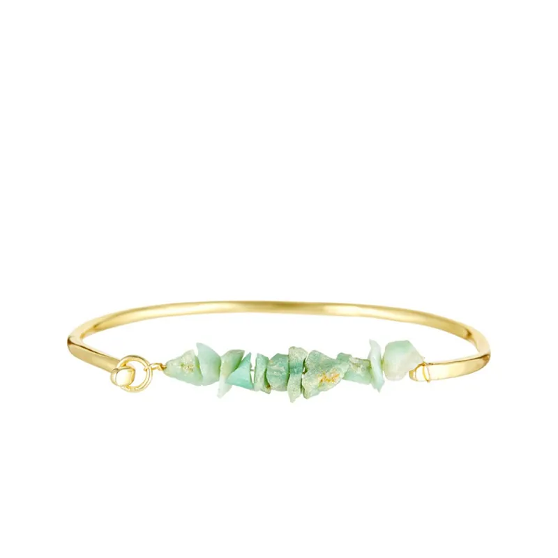 Prix Réduit Bracelet Célestera Chrysophase Laiton doré