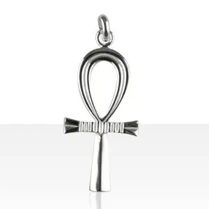 Expédié Aujourd’hui Croix DE VIE STRIEE Argent massif | ANKH | CROIX EGYPTIENNE | MADILAR