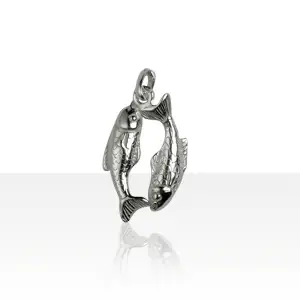 Prix Réduit Pendentif zodiaque Argent VOL POISSONS | BIJOUX ESOTERIQUES | MADILAR