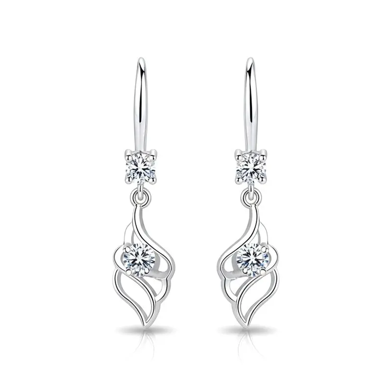 Boucles d'oreilles argent 925 tombante Auxane Livraison Express