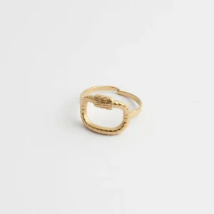 Ava - Bague - Acier inoxydable - Ajustable Garantie Incluse
