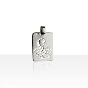 Pendentif zodiaque Argent GM SCORPION | BIJOUX ESOTERIQUES | MADILAR Must-Have