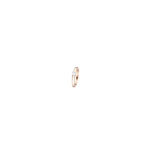 Prix Bas Bague Or Rose 375/1000 "Mirage" Diamants 0,04/1