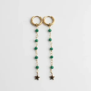 Fait Main Shoot For The Stars - Boucles d'oreilles - Acier inoxydable