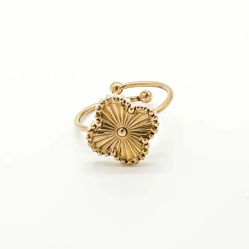Retour Gratuit Rosie - Bague - Acier inoxydable - Ajustable