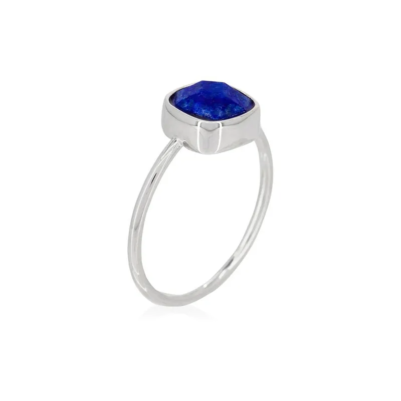 Usine Directe Bague Arcadia Lapis Lazuli Laiton